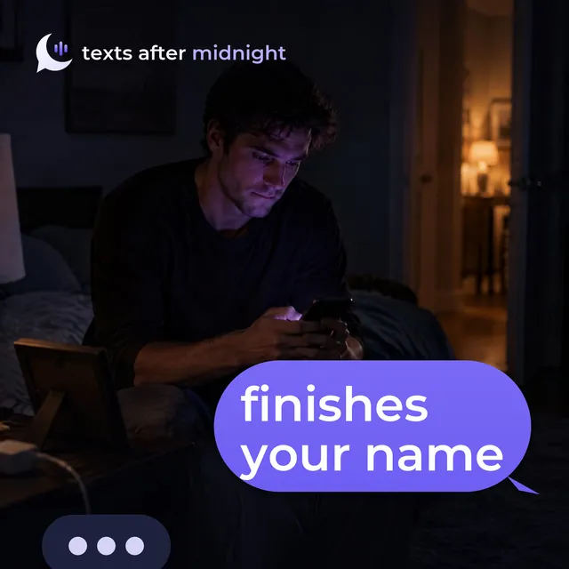 Finishes Your Name - Texts After Midnight, cover art